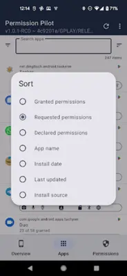 Permission Pilot android App screenshot 1